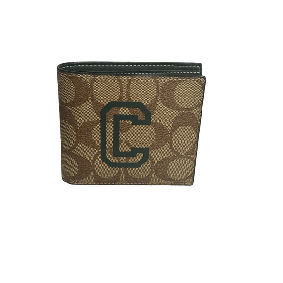 Coach men Wallet In Signature Canvas With Varsity Motif - Picture 3 of 7